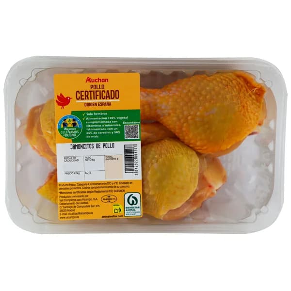 ALCAMPO CULTIVAMOS LO BUENO  Jamoncitos de pollo certificado Bandeja. - 1 ud - Imagen del producto en Findit