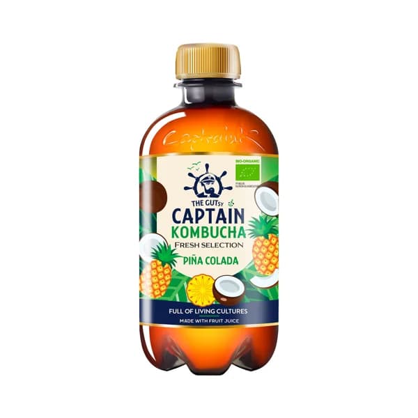 THE GUTSY CAPTAIN Kombucha piña-colada 400 ml. - 0.4 l - Imagen del producto en Findit
