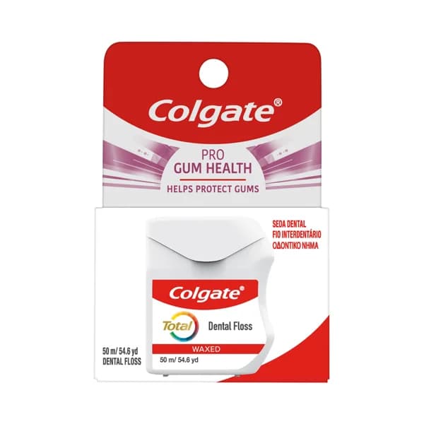 COLGATE Total pro encías sanas Seda dental para el cuidado de dientes y encías 50 m. - 1 ud - Imagen del producto en Findit