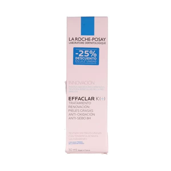 LA ROCHE POSAY Tratamiento con acción renovadora para pieles grasa,LA ROCHE POSAY Effaclar K+ 40 ml. - 1 ud - Imagen del producto en Findit