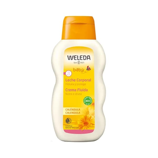 WELEDA Baby Leche corporal hidratante y protectora de nuestro bebé, con Caléndula 200 ml. - 0.2 l - Imagen del producto en Findit