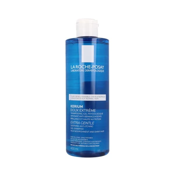 LA ROCHE POSAY Champú fisiológico de suavidad extrema, para cabellos normales y sensibles LA ROCHE POSAY Kerium 400 ml. - 0.4 l - Imagen del producto en Findit