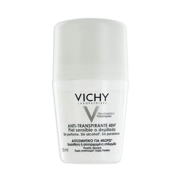 VICHY Desodorante roll con antitranspirante 48 horas, sin perfume ni alcohol ni parabenos VICHY 50 ml. - 0.05 l - Imagen del producto en Findit