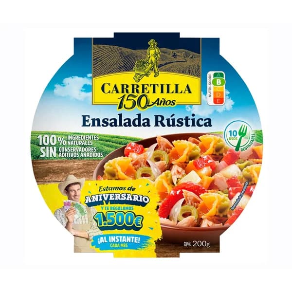 CARRETILLA Ensalada rústica 200 g. - 0.2 kg - Imagen del producto en Findit