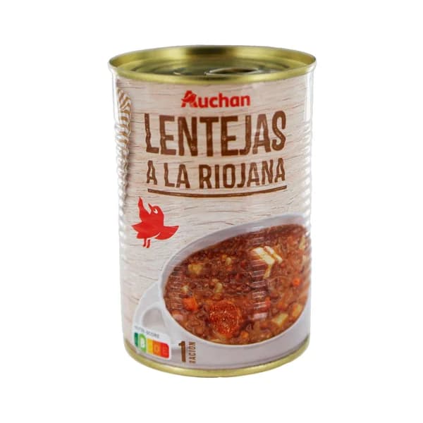 PRODUCTO ALCAMPO Lentejas a la riojana lata de 430 g. - 0.43 kg - Imagen del producto en Findit
