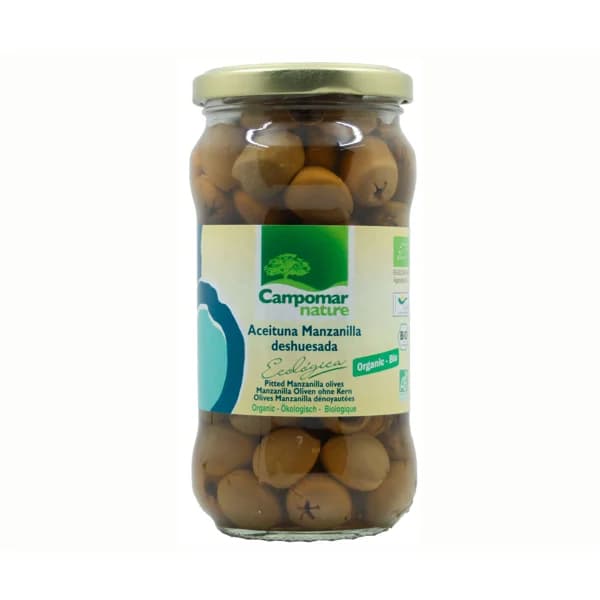 CAMPOMAR NATURE Aceituna ecológica Manzanilla S/ Hueso CAMPOMAR NATURE 170 g. - 0.17 kg - Imagen del producto en Findit