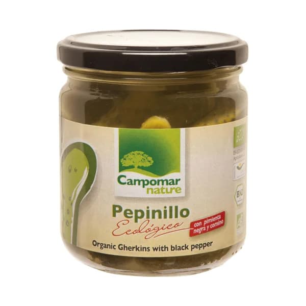 CAMPOMAR NATURE Pepinillos ecológicos 180 g. - 0.18 kg - Imagen del producto en Findit