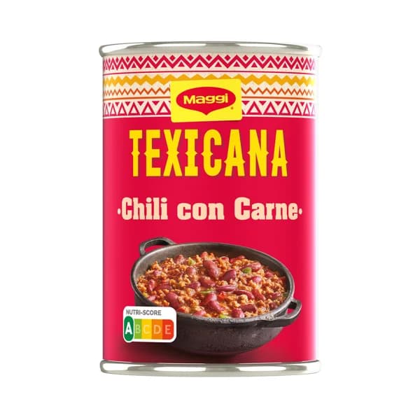 MAGGI Texicana Chili con carne listo para calentar y comer 425 g. - 0.43 kg - Imagen del producto en Findit