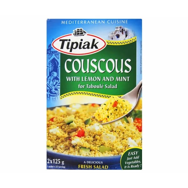 TIPIAK Couscous con menta y limón TIPIAK paquete de 250 g. - 0.25 kg - Imagen del producto en Findit