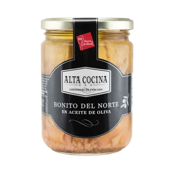 ALTA COCINA Bonito del norte en aceite de oliva frasco de 270 g. - 0.26 kg - Imagen del producto en Findit