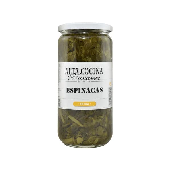 ALTA COCINA Espinacas al natural frasco de 425 g. - 0.43 kg - Imagen del producto en Findit