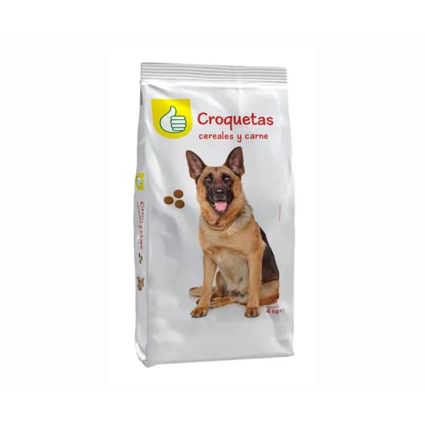 PRODUCTO ECONÓMICO ALCAMPO Comida para perro a base de croquetas de carne y cereales PRODUCTO ECONÓMICO ALCAMPO 4 kg. - 4 kg - Imagen del producto en Findit