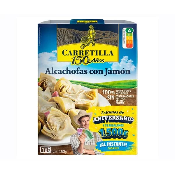 CARRETILLA Alcachofas 260 g. - 0.26 kg - Imagen del producto en Findit