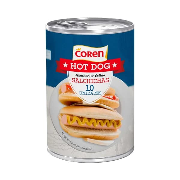LOURIÑO Salchicha hot dog LOURIÑO 250 g. - 0.25 kg - Imagen del producto en Findit