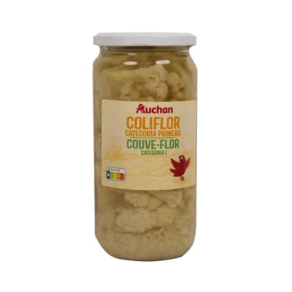 PRODUCTO ALCAMPO Coliflor al natural 390 g. - 0.39 kg - Imagen del producto en Findit