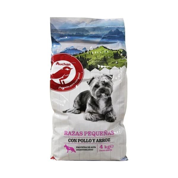 PRODUCTO ALCAMPO Pienso para perros raza pequeña a base de pollo y arroz PRODUCTO ALCAMPO 4 kg. - 4 kg - Imagen del producto en Findit