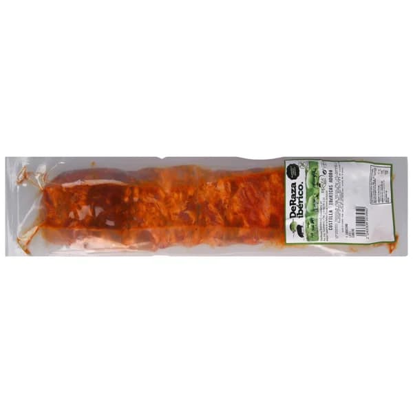 Costilla ibérica adobada en tira, sin gluten DERAZA - 1 ud - Imagen del producto en Findit