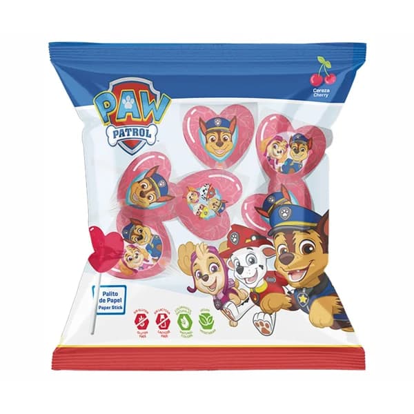 DEKORA Piruleta en forma de corazón Patrulla canina Raw 7 uds. - 1 ud - Imagen del producto en Findit