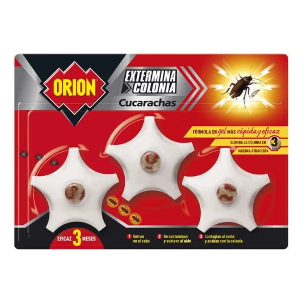 ORION Cebo cucacarachas gel ORION 3 uds - 1 ud - Imagen del producto en Findit