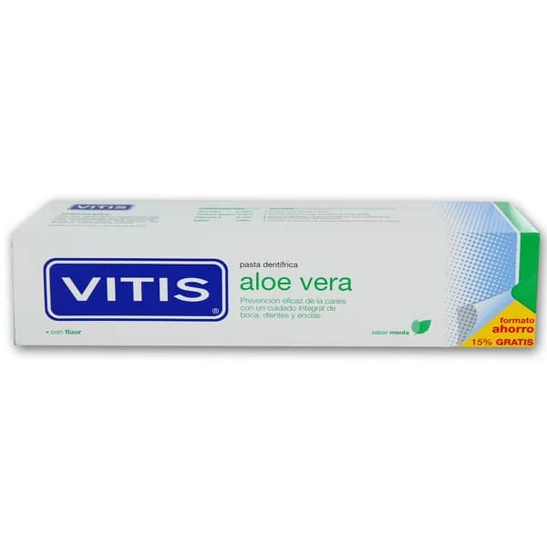 VITIS Pasta de dientes con aloe vera y flúor, especial para prevenir la caries VITIS 150 ml. - 0.15 l - Imagen del producto en Findit