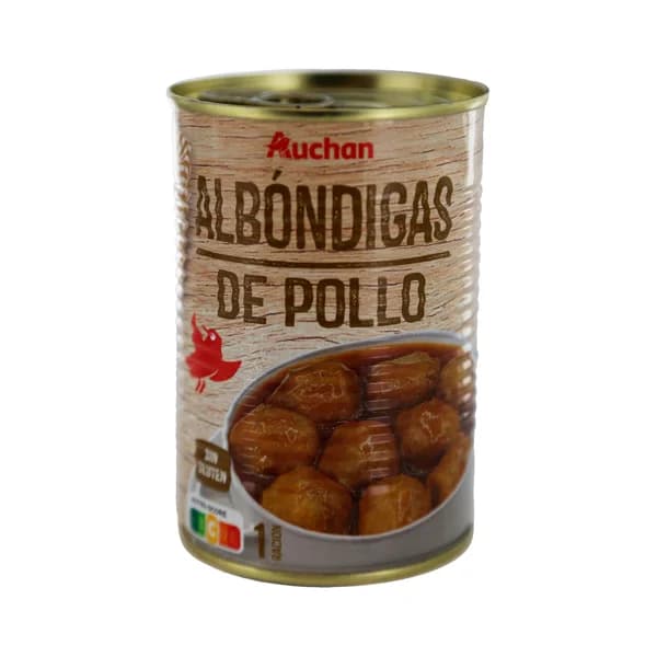 PRODUCTO ALCAMPO Albóndigas de pollo lata 415 g. - 0.41 kg - Imagen del producto en Findit