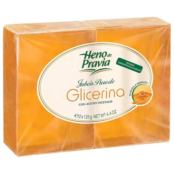 HENO DE PRAVIA Pastillas de jabón de glicerina 2 x 125 g. - 0.25 kg - Imagen del producto en Findit