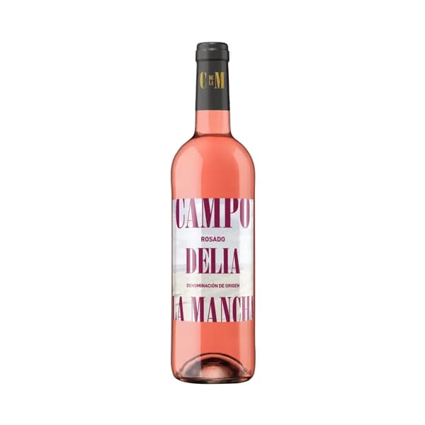 DELIA Vino rosado con D.O. La Mancha botella 75 cl. - 1 ud - Imagen del producto en Findit