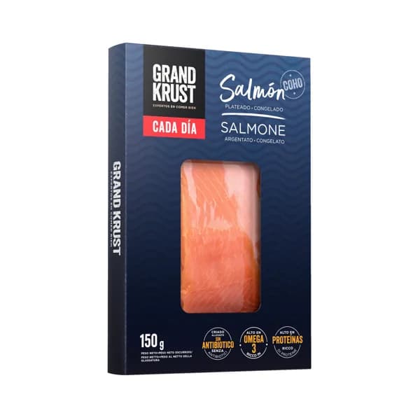 GRAND KRUST Lomo de salmón plateado estuche 150 g. - 0.15 kg - Imagen del producto en Findit