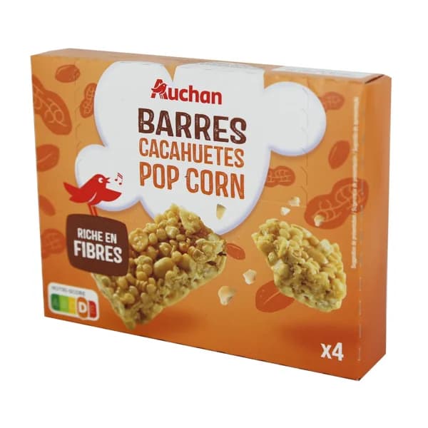 PRODUCTO ALCAMPO Barritas de y gorritas de cereales y palomitas 85 g. - 0.08 kg - Imagen del producto en Findit
