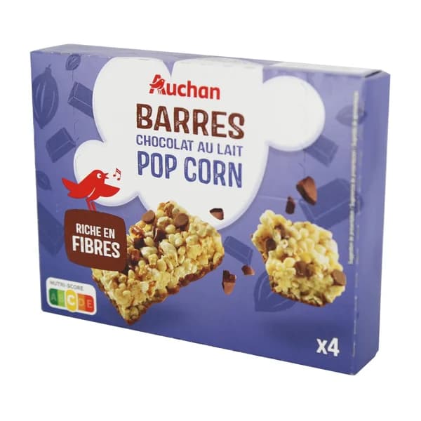 PRODUCTO ALCAMPO Barritas de cereales con chocolate, coco y bretzel 4 x 84 g. - 0.08 kg - Imagen del producto en Findit