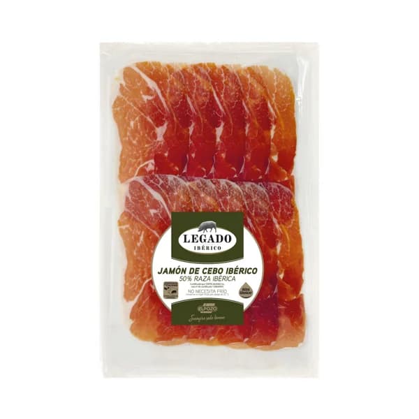 LEGADO IBÉRICO de El Pozo Jamón de cebo ibérico (50% raza ibérica), cortado en lonchas 100 g. - 0.1 kg - Imagen del producto en Findit