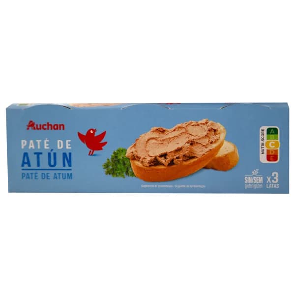 PRODUCTO ALCAMPO Paté de atún PRODUCTO ALCAMPO lata de 80 g. pack de 3 uds. - 0.24 kg - Imagen del producto en Findit