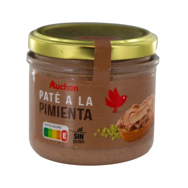 PRODUCTO ALCAMPO Paté de hígado de cerdo a la pimienta tarro de 160 g. - 0.16 kg - Imagen del producto en Findit