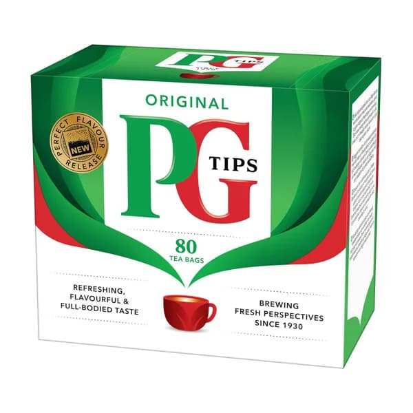 PG TIPS Infusión de té negro 80 uds 232 g. - 0.23 kg - Imagen del producto en Findit