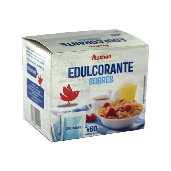 PRODUCTO ALCAMPO Edulcorante en sobres 60 uds. x 1 g. - 0.06 kg - Imagen del producto en Findit
