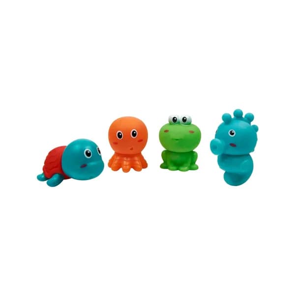 Juguetes De Baño Animalitos 4 Piezas ONE TWO FUN ALCAMPO - 1 ud - Imagen del producto en Findit