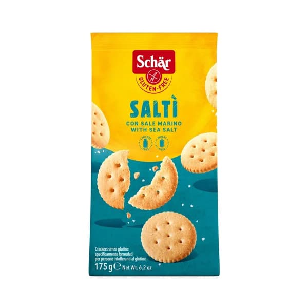 SCHÄR Galletas saladas sin gluten SCHÄR 175 g. - 0.18 kg - Imagen del producto en Findit