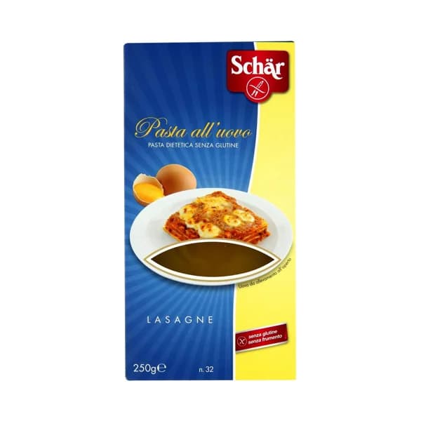 SCHÄR Lasaña sin gluten SCHÄR 250 gr, - 0.25 kg - Imagen del producto en Findit