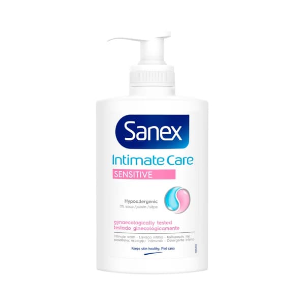 SANEX Intima care sensitive Jabón líquido hipoalergénico para la higiene íntima 250 ml. - 0.25 l - Imagen del producto en Findit