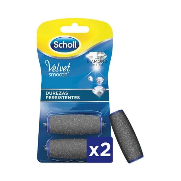 SCHOLL Recambio cabezal de lima electrónica para durezas persistentes SCHOLL Velvet Smooth Diamond 2 uds. - 1 ud - Imagen del producto en Findit
