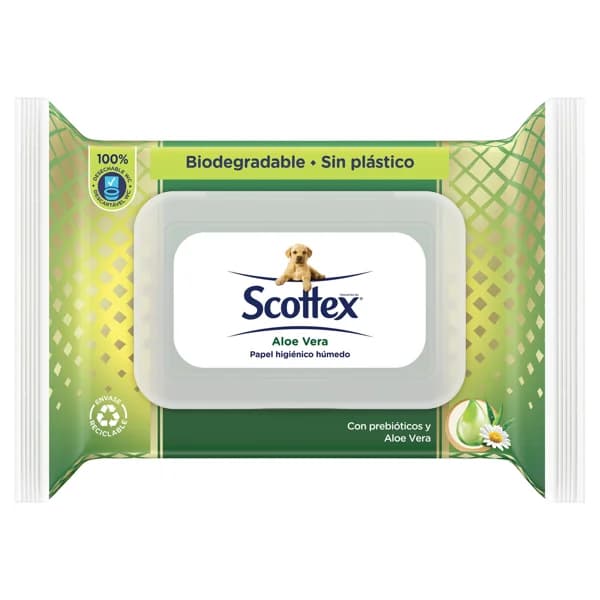 SCOTTEX sensitive Toallitas wc húmedas con aloe vera 66 uds. - 1 ud - Imagen del producto en Findit