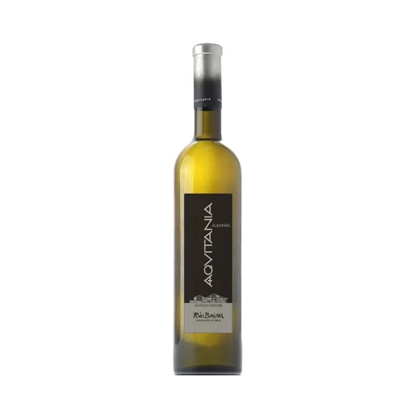 AQUITANIA  Vino blanco albariño con D.O. Rías Baixas AQUITANIA botella de 75 cl. - 1 ud - Imagen del producto en Findit
