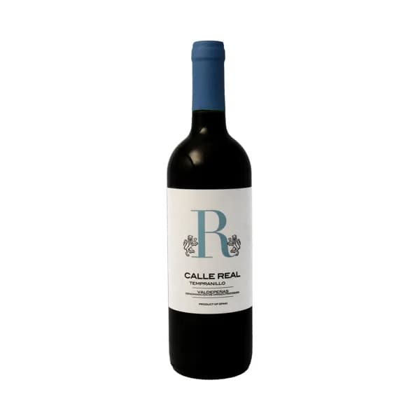 CALLE REAL Vino tinto con D.O. Valdepeñas botella 75 cl. - 1 ud - Imagen del producto en Findit