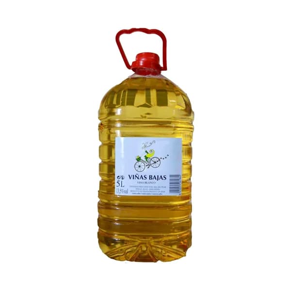 VIÑAS BAJAS Vino blanco de mesa garrafa 5 l. - 5 l - Imagen del producto en Findit