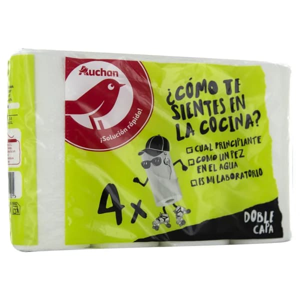 PRODUCTO ALCAMPO Papel de cocina PRODUCTO ALCAMPO 4 uds. - 1 ud - Imagen del producto en Findit