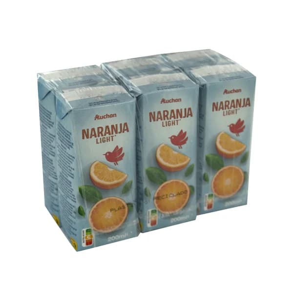 PRODUCTO ALCAMPO Néctar de naranja light PRODUCTO ALCAMPO LIGHT pack de 6 uds x 20 cl. - 1.2 l - Imagen del producto en Findit