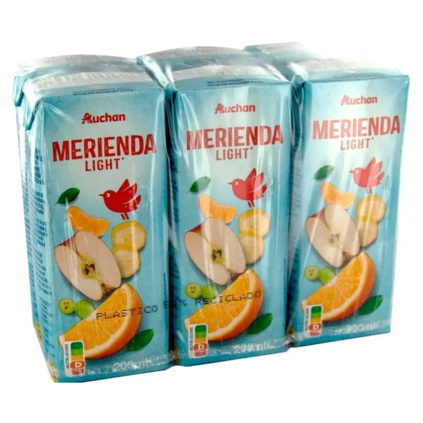 PRODUCTO ALCAMPO Néctar de frutas light PRODUCTO ALCAMPO pack de 6 uds x 20 cl. - 1.2 l - Imagen del producto en Findit