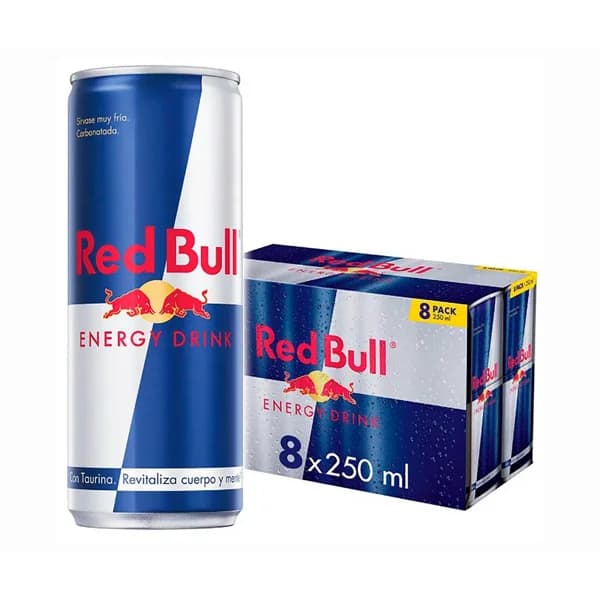 RED BULL  Bebida energética pack 8 uds. x 250 ml. - 2 l - Imagen del producto en Findit