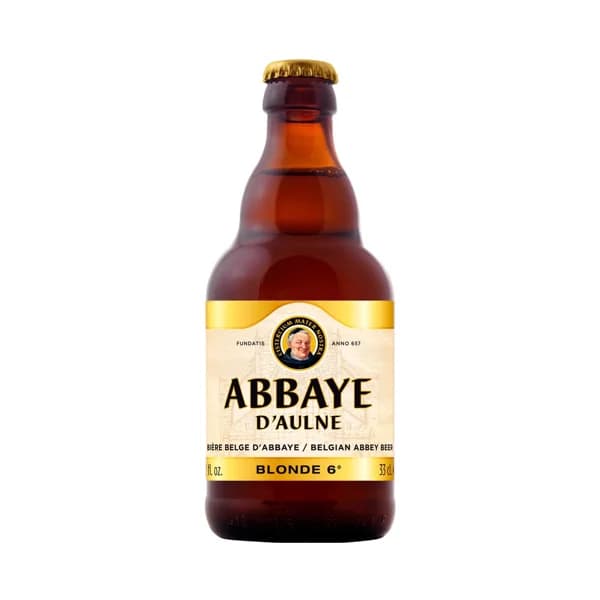 ABBAYE D'AULNE Blonde Cerveza Belga botella 33 cl. - 0.33 l - Imagen del producto en Findit