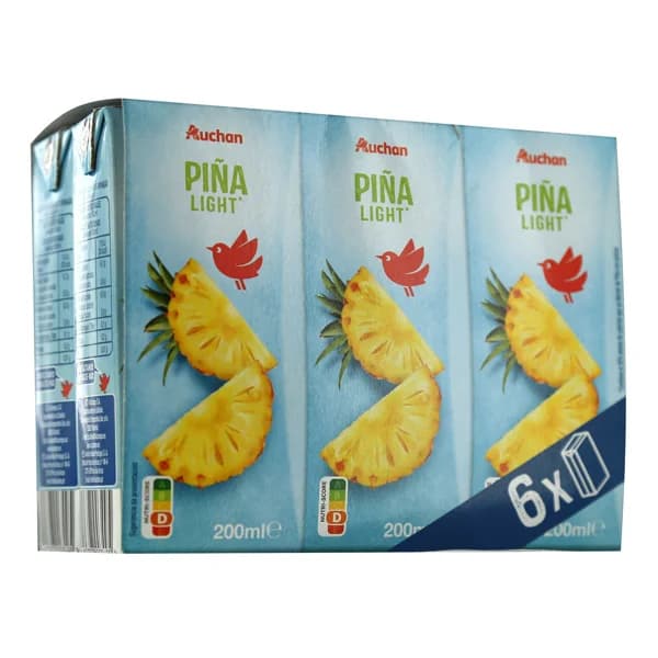 PRODUCTO ALCAMPO Néctar de piña light PRODUCTO ALCAMPO pack 6 uds x 20 cl. - 1.2 l - Imagen del producto en Findit